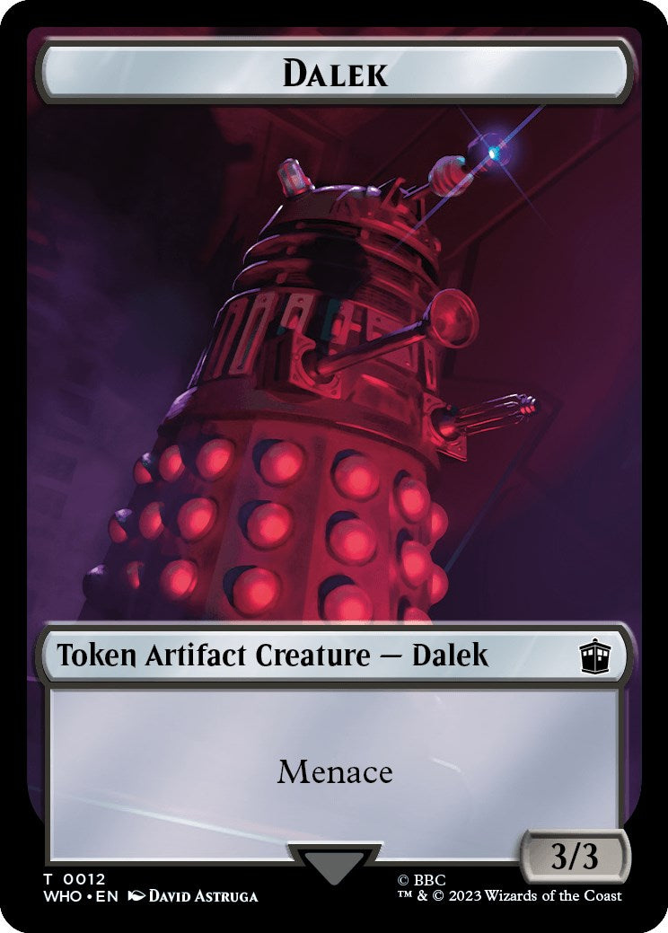 Dalek // Dinosaur Double-Sided Token