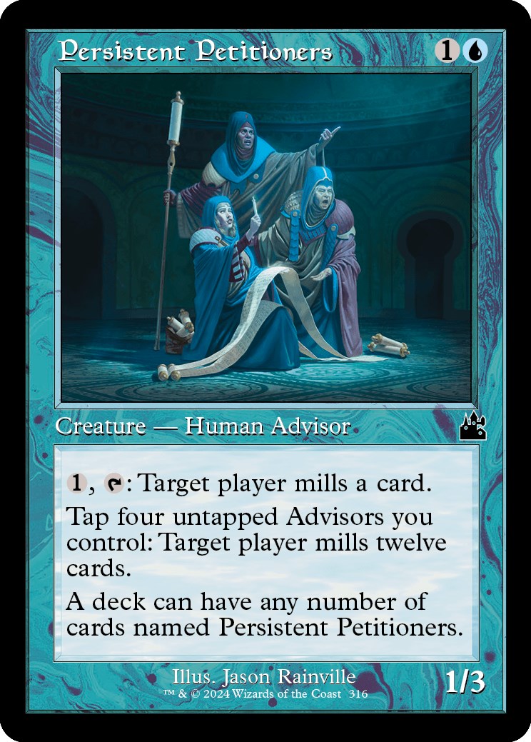 Persistent Petitioners (Retro Frame)