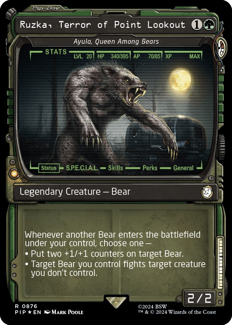 Ruzka, Terror of Point Lookout - Ayula, Queen Among Bears (Showcase) (Surge Foil)