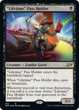 "Lifetime" Pass Holder (Galaxy Foil)