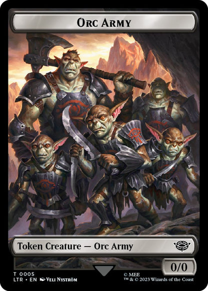 Orc Army (0005) // Food (0010) Double-Sided Token
