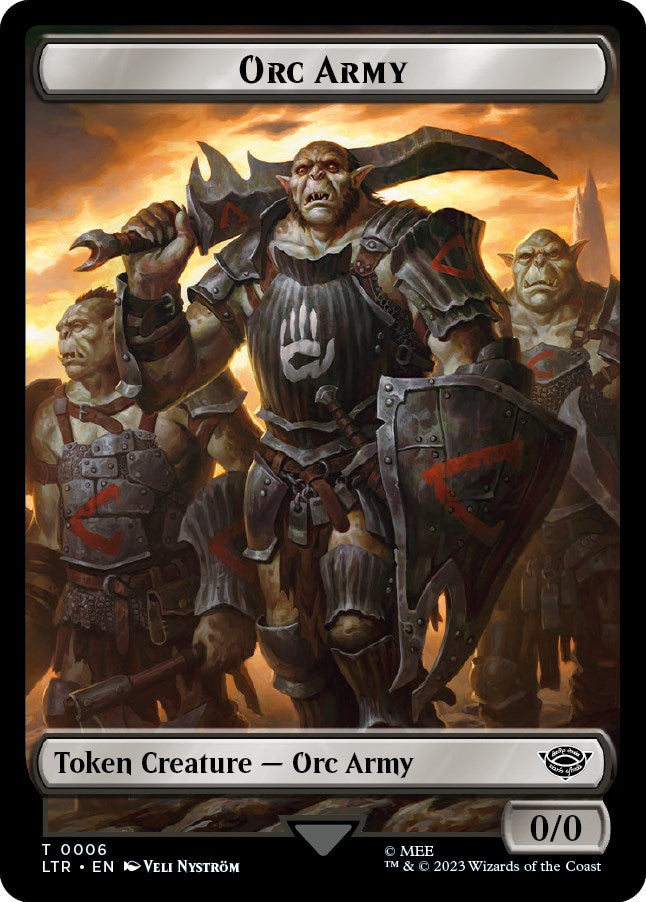 Orc Army (0006) // Food (0011) Double-Sided Token