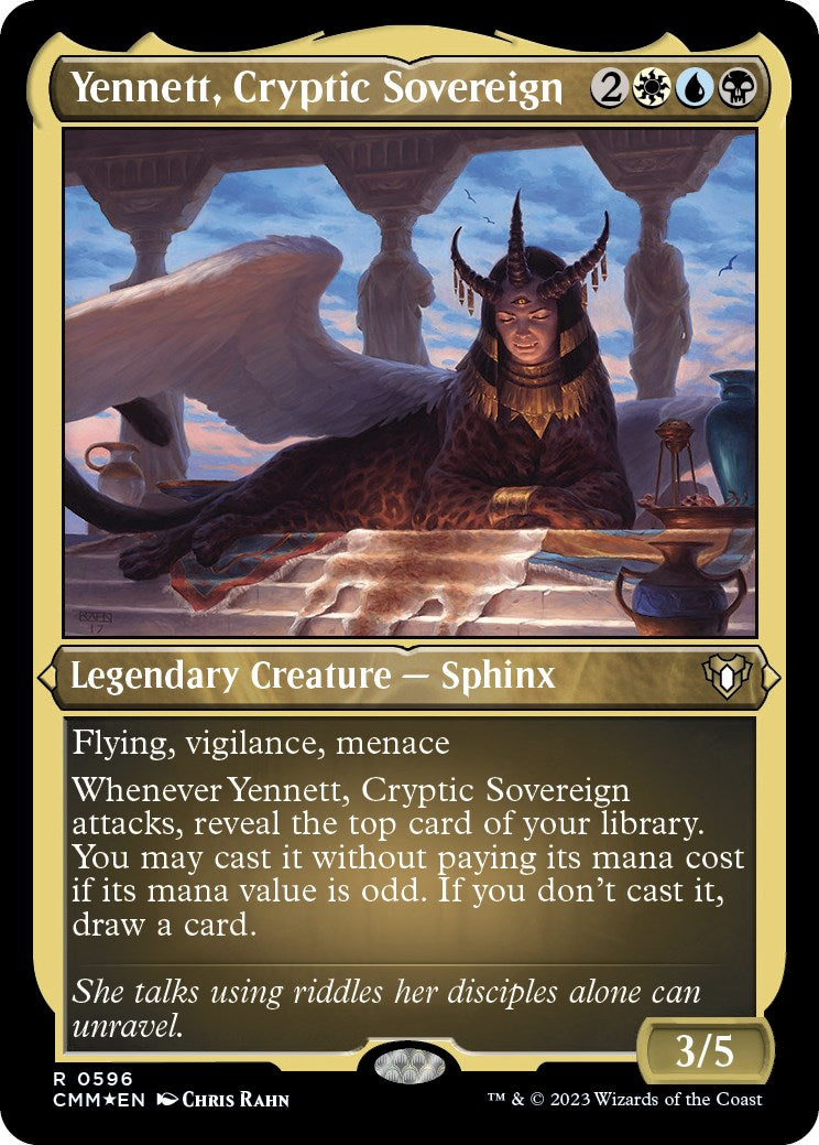 Yennett, Cryptic Sovereign (Foil Etched)