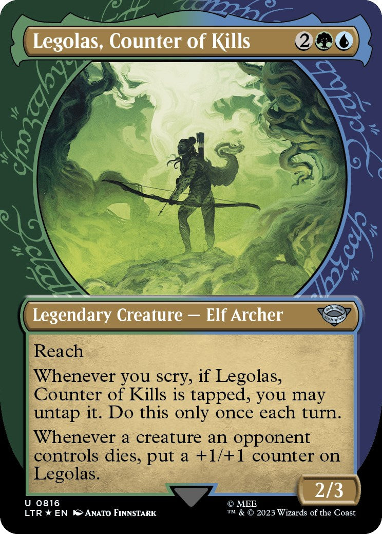 Legolas, Counter of Kills (Showcase) (Surge Foil)