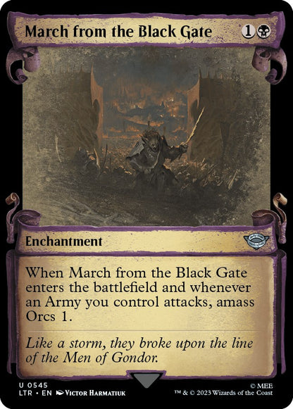 March from the Black Gate (Showcase Scrolls)