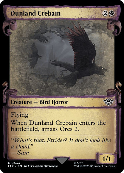 Dunland Crebain (Showcase Scrolls)