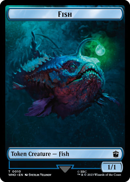 Fish // Food (0026) Double-Sided Token