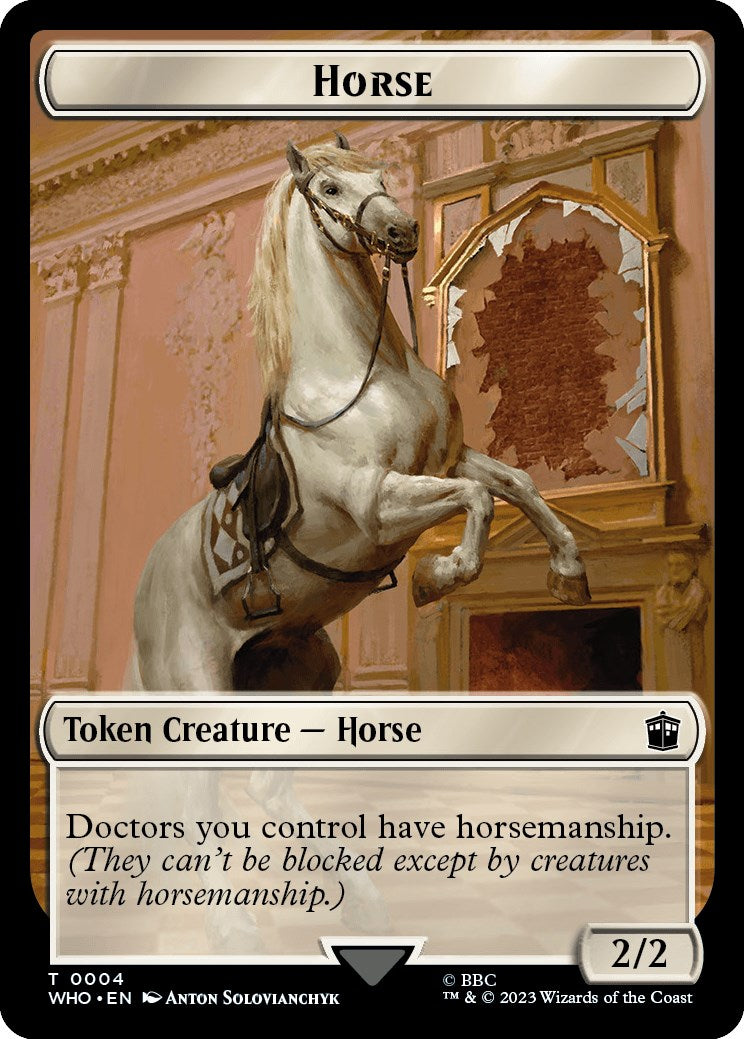 Horse // Food (0026) Double-Sided Token