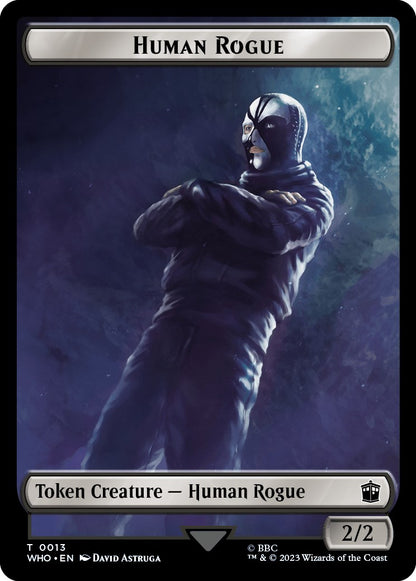 Human Rogue // Clue (0022) Double-Sided Token