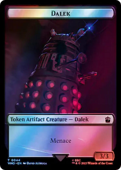 Dalek // Alien Salamander Double-Sided Token (Surge Foil)