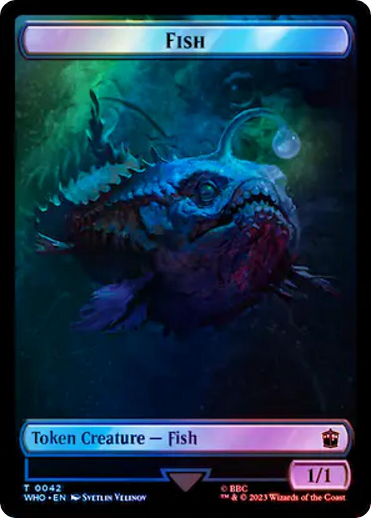 Fish // Food (0059) Double-Sided Token (Surge Foil)