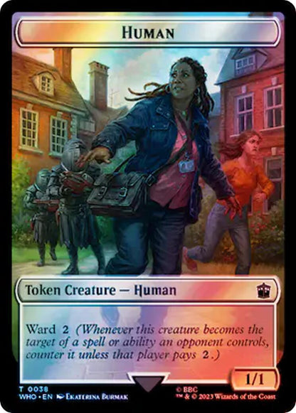 Human (0038) // Mutant Double-Sided Token (Surge Foil)