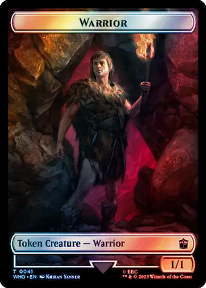 Warrior // Treasure (0061) Double-Sided Token (Surge Foil)