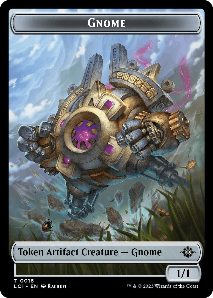 Gnome // Gnome Soldier Double-Sided Token