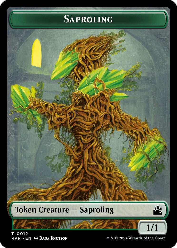 Saproling // Centaur Double-Sided Token