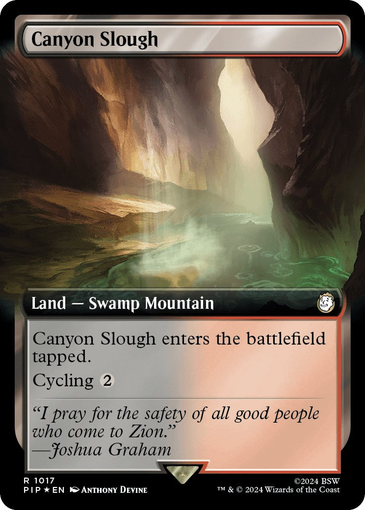 Canyon Slough (Extended Art) (Surge Foil)
