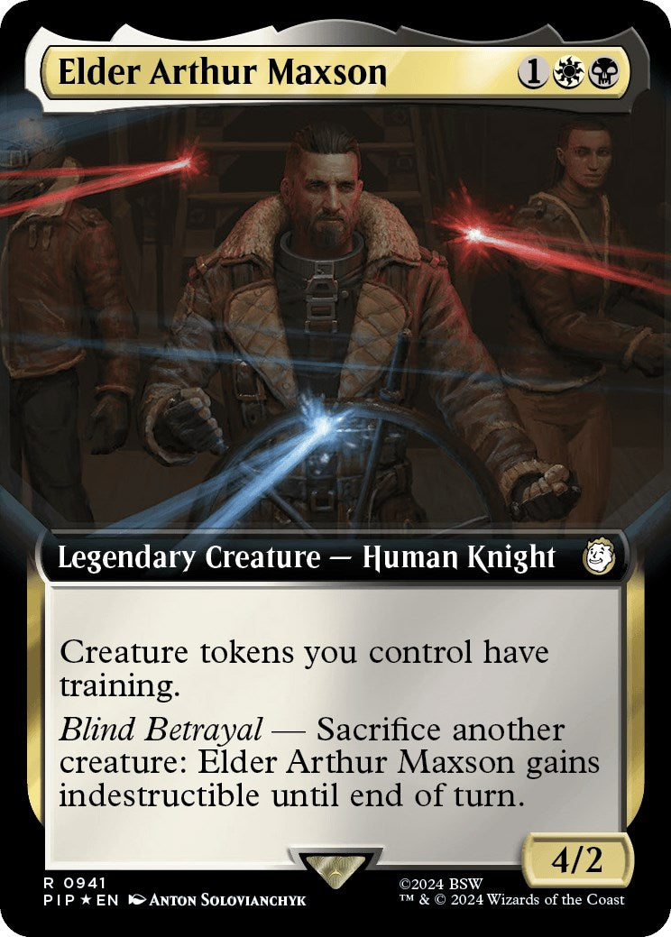 Elder Arthur Maxson (Extended Art) (Surge Foil)