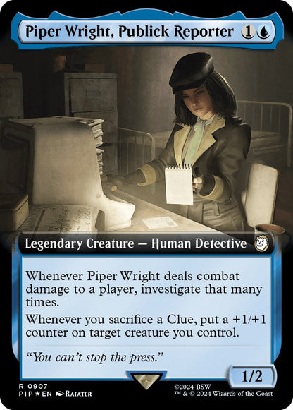 Piper Wright, Publick Reporter (Extended Art) (Surge Foil)