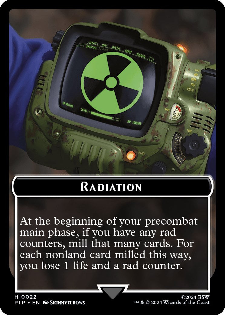 Radiation // Squirrel Double-Sided Token