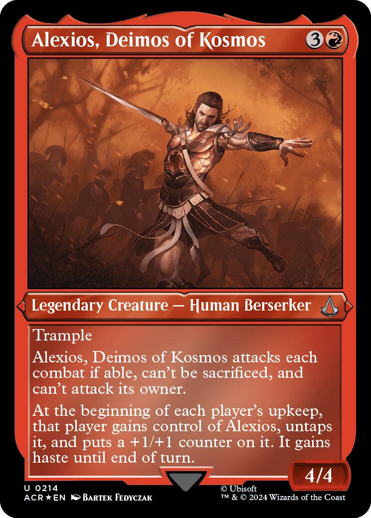 Alexios, Deimos of Kosmos (Foil Etched)
