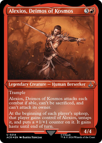 Alexios, Deimos of Kosmos (Foil Etched)
