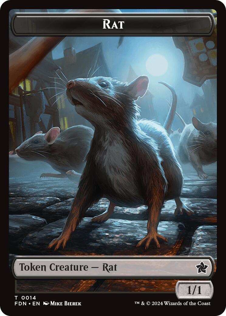 Rat (0014) // Zombie Double-Sided Token