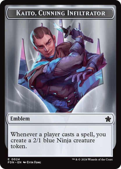 Emblem - Kaito, Cunning Infiltrator // Ninja Doubled-Sided Token