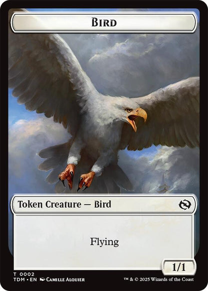 Bird // Monk Double-Sided Token