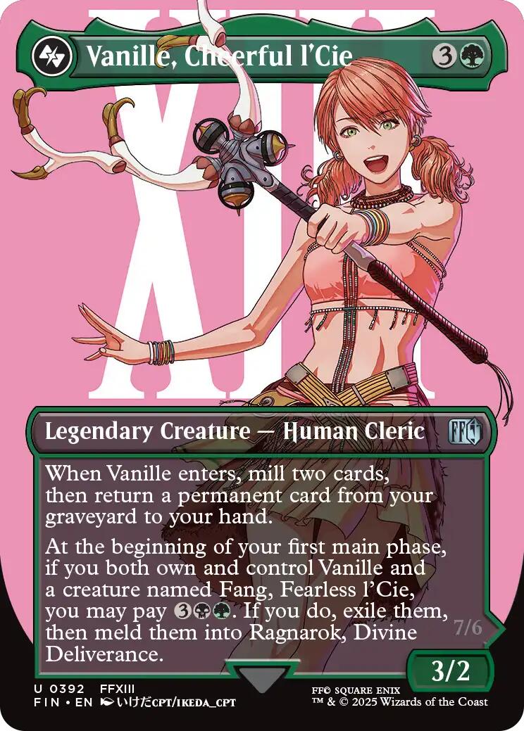 Vanille, Cheerful l'Cie (Borderless)