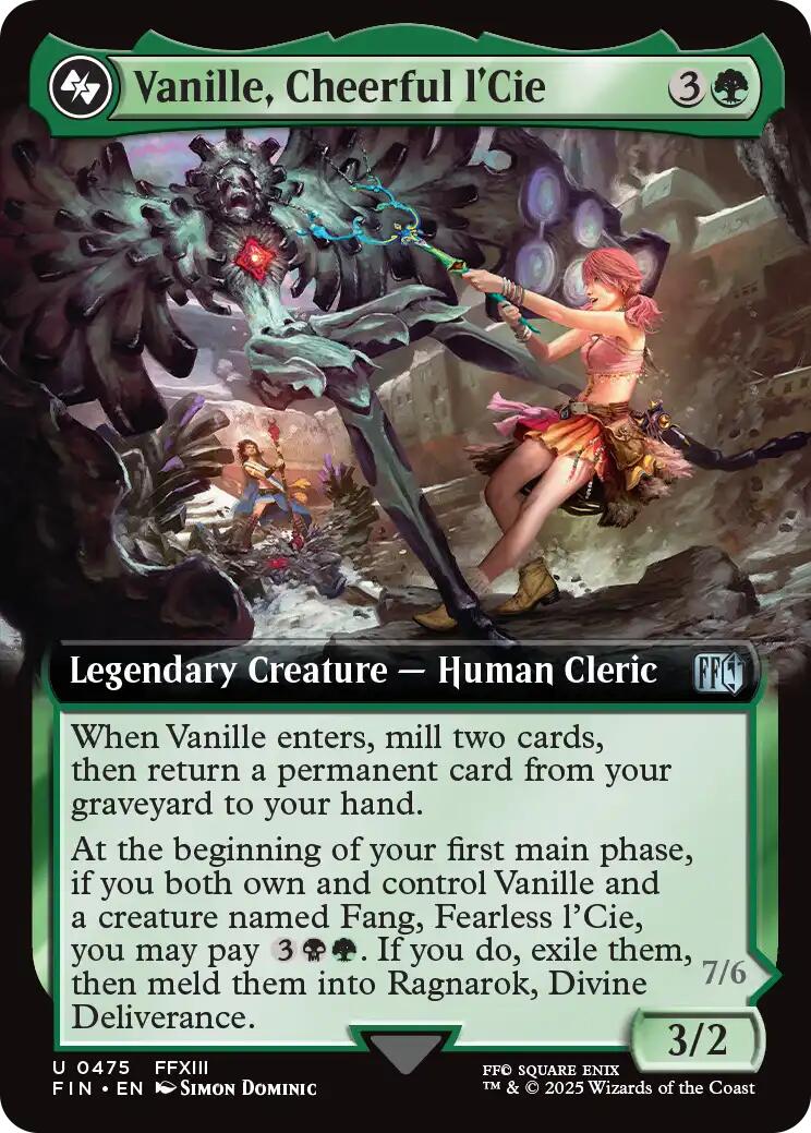 Vanille, Cheerful l'Cie (Extended Art)