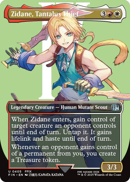Zidane, Tantalus Thief (Borderless)