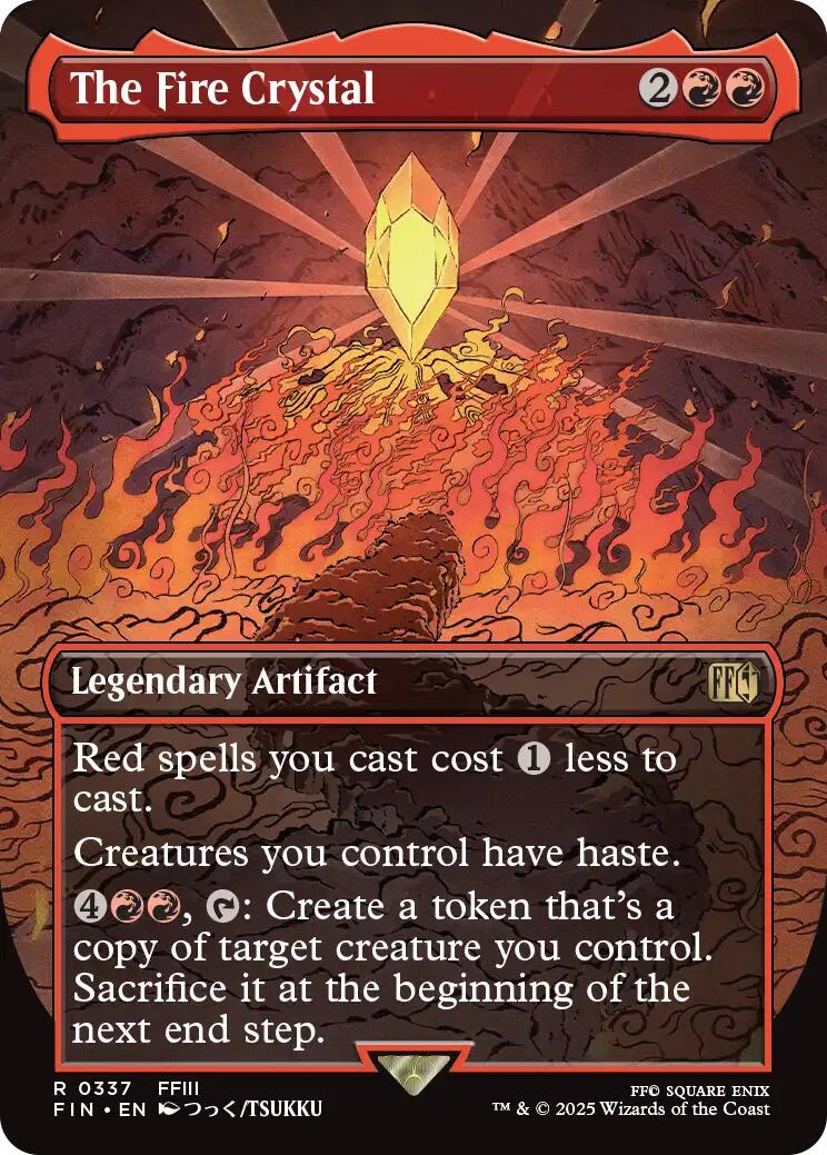 The Fire Crystal (Borderless)