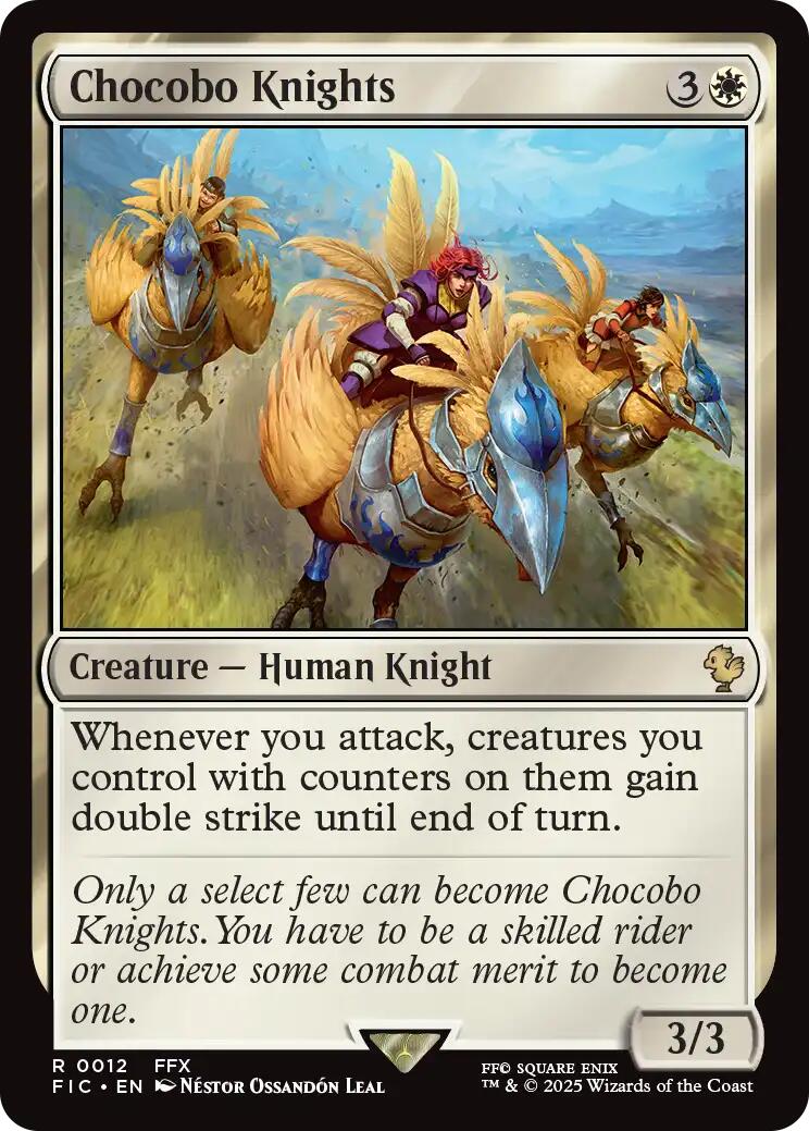 Chocobo Knights (Surge Foil) [FINAL FANTASY Commander]