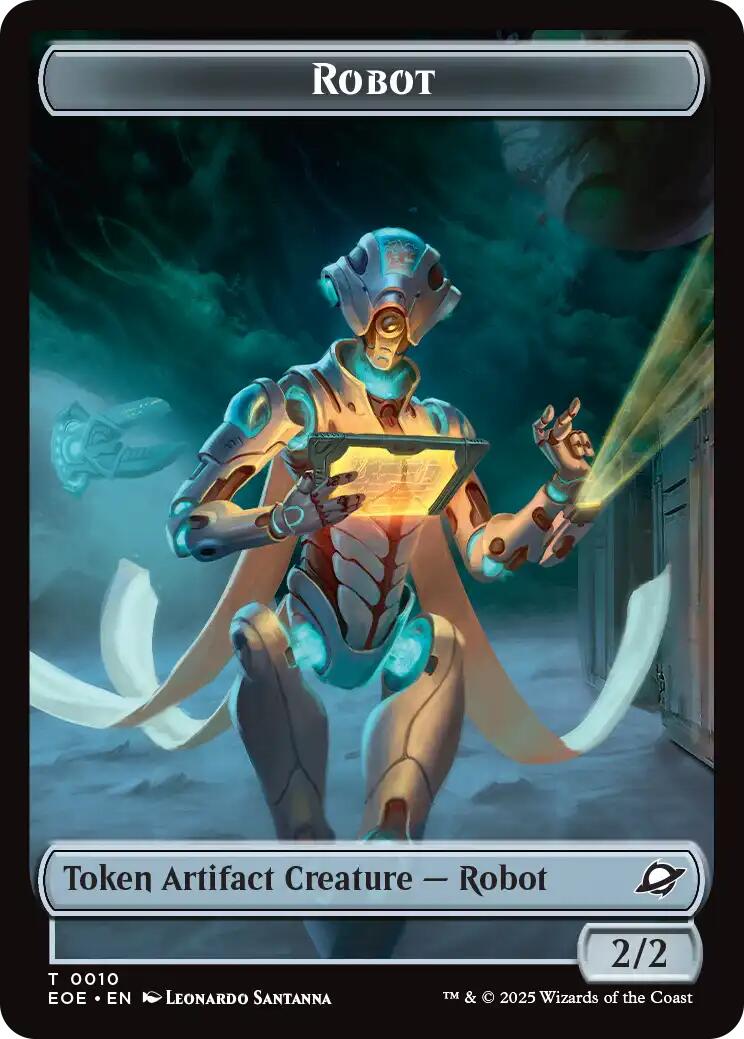 Robot // Lander (0007) Double-Sided Token
