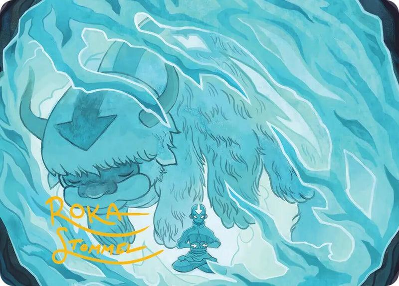 Aang's Iceberg 2 Art Card (Gold-Stamped Signature) [Avatar: The Last Airbender Art Series]