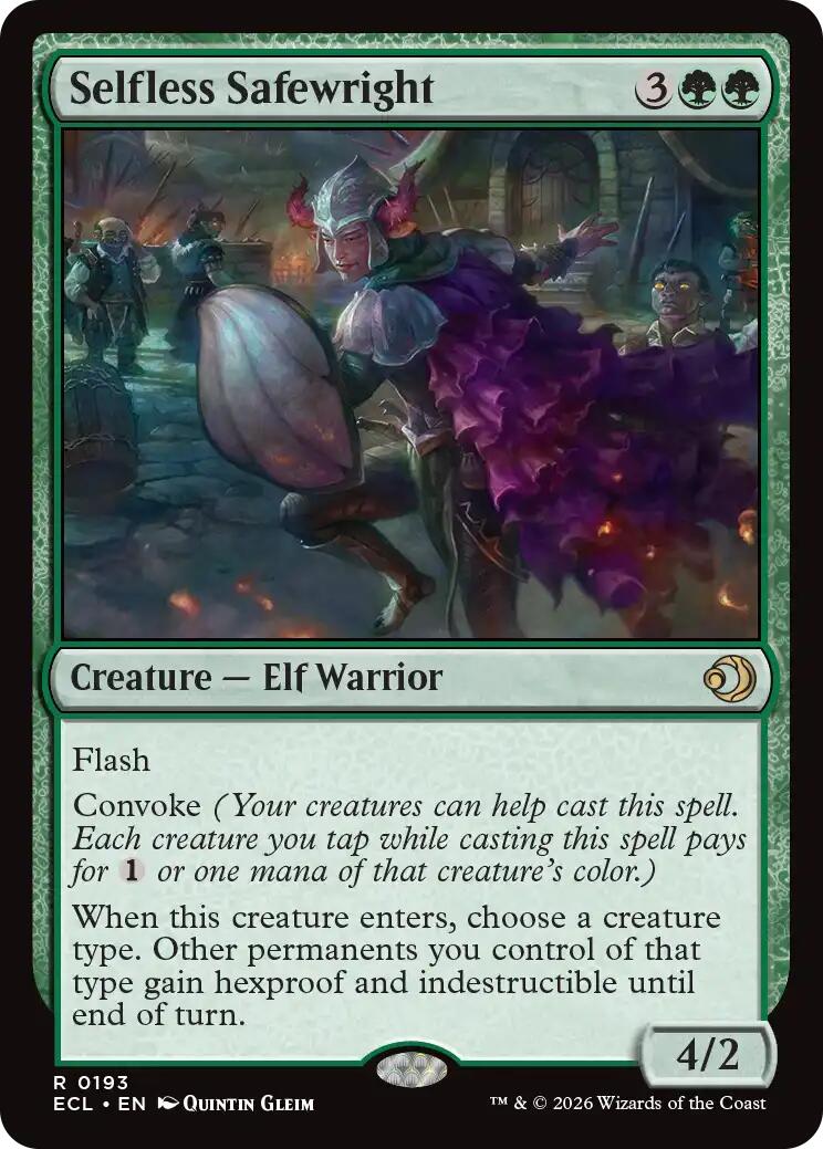 Selfless Safewright