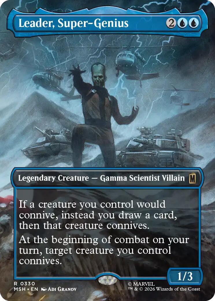 Leader, Super-Genius (Borderless)