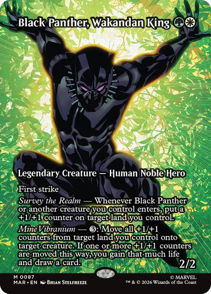 Black Panther, Wakandan King (Borderless)