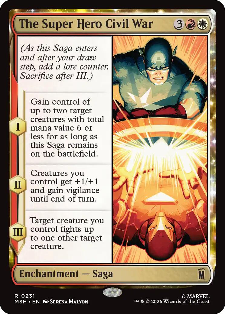 The Super Hero Civil War