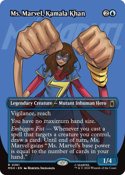 Ms. Marvel, Kamala Khan (Borderless)