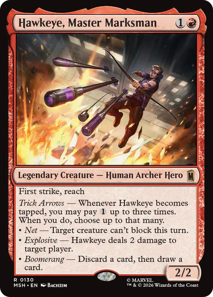 Hawkeye, Master Marksman