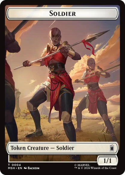 Soldier // Clue Double-Sided Token