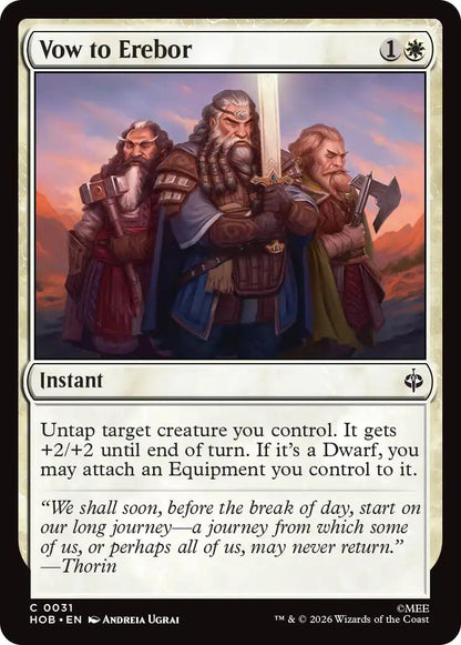Vow to Erebor