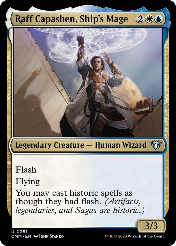 Raff Capashen, Ship's Mage [Commander Masters]